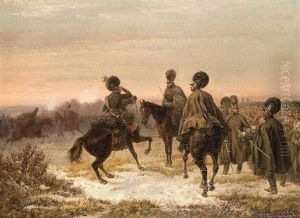 Cavalrymen by Wilhelm Emele