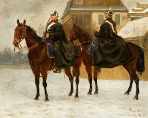 Badische Dragoner by Wilhelm Emele