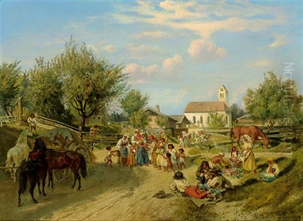 Zigeuner In Einem Bayerischen Dorf - view 1