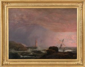 Shipwreck Off A Luminous Coast