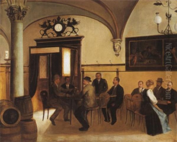 Gesellschaft In Wirtstube - view 1