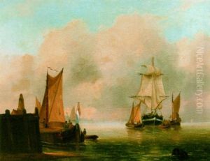 Shipping In A Calm by Govert Van Emmerik
