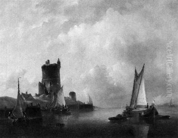 Abendstimmung In Der Scheldemundung - view 1