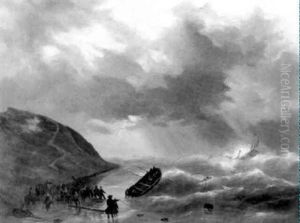 Schipbreuk Nabij De Kust by Govert Van Emmerik
