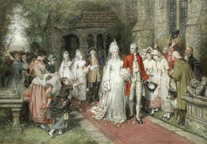 The Wedding Procession by Henry Hetherington Emmerson