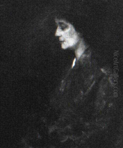 Woman With A Red Shawl - view 1