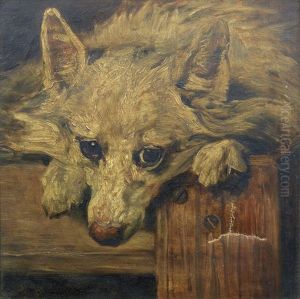 Portrait Of Scamp by John Emms