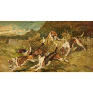 Hounds On The Scent by John Emms