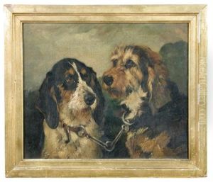 Study Of Two Hounds