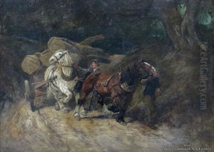 Logging In The New Forrest by John Emms