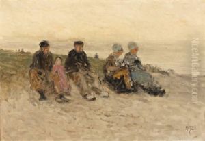 Vissersfamilie Op Duintop