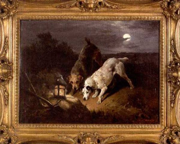 Two Terriers On A Night Hunt - view 1