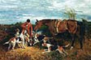 Hunting Scene by John Emms