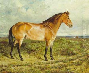 "tippity Witchet", A Dun Pony In An Extensive Landscape by John Emms