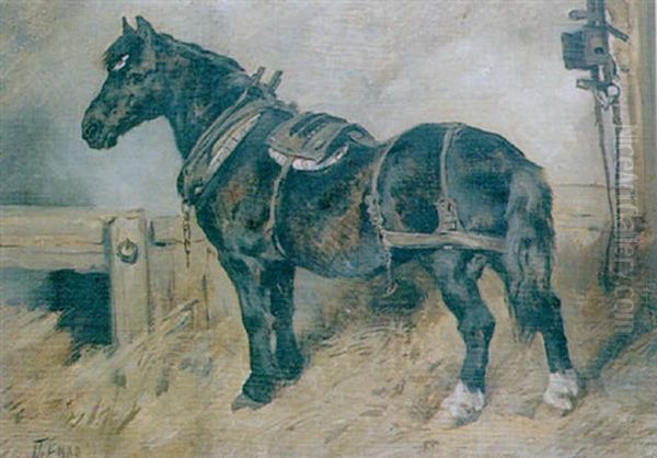 A Pony In Harness - view 1
