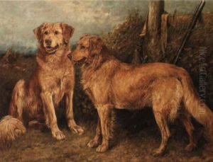 Two Gun Dogs by John Emms