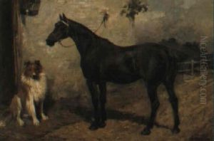 A Hunter With A Collie A Hunter With A Collie