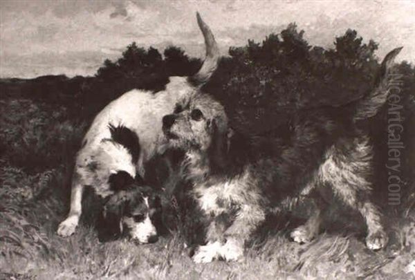 Study Of A Beagle And A Dandy Dinmot - view 1