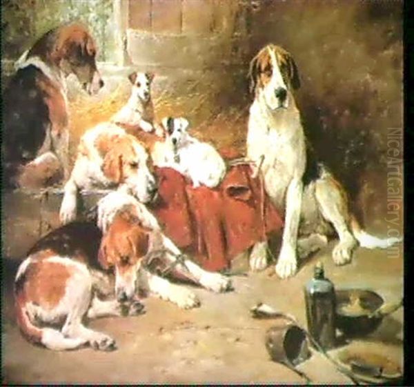 Resting Hounds - view 1