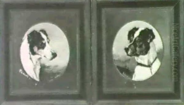 Portraits Of Foiler; And Another Fox Terrier, Signed - view 1