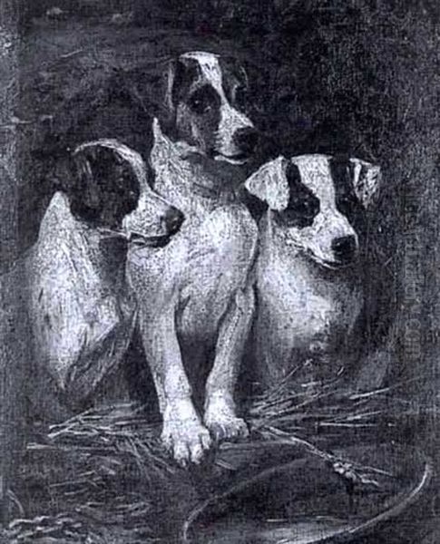 Three Terriers In A Barrel - view 1