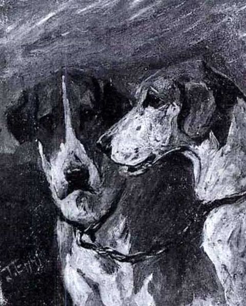 Pair Of Hounds - view 1