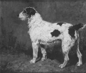 A Wire Haired Terrier by John Emms