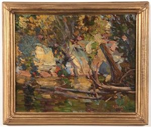 Landscape by Arnold Ignace Emodi