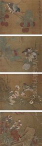 Birds And Flowers by Huizong Emperor
