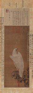 Vit Jaktfalk by Huizong Emperor