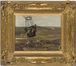 A French Sailor In A Captive Balloon
