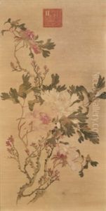Peony by Empress Cixi Manchu-Chinese