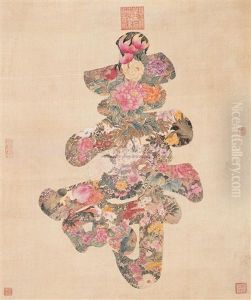 Calligraphy by Empress Cixi Manchu-Chinese