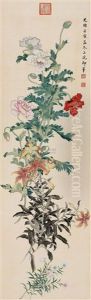 Flowers by Empress Cixi Manchu-Chinese