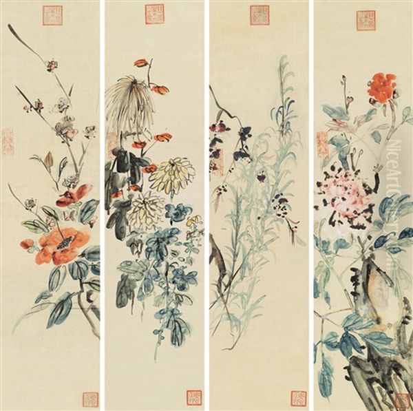 Flowers (+ 3 Others; 4 Works) - view 1