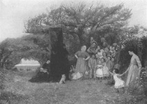 Punch And Judy by Alfred Edward Emslie