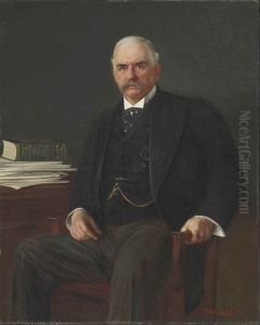Portrait Of J. Pierpont Morgan, 1903 by Feodor Encke