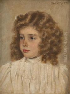 Jeune Fille A La Robe Blanche by Feodor Encke