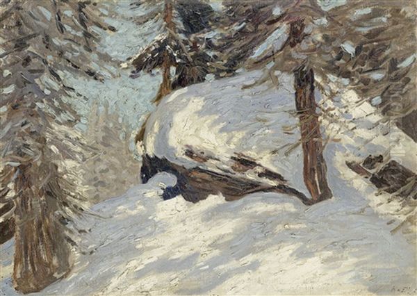 Larche Im Schnee - view 1