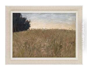 Weizenfeld Am Morgen by Hans am Ende