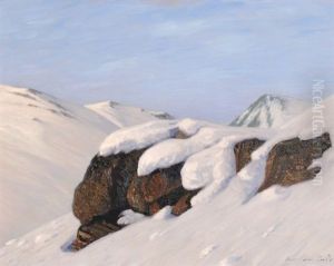 Felsige Winterlandschaft Felsige Winterlandschaft