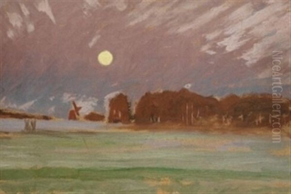 Landschaft Im Mondschein - view 1
