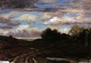 Weite Moorlandschaft Mit Gehoften by Hans am Ende