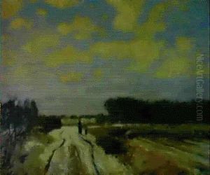 Landschaft Bei Worpswede by Hans am Ende