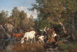 By The Watering Place 1858
