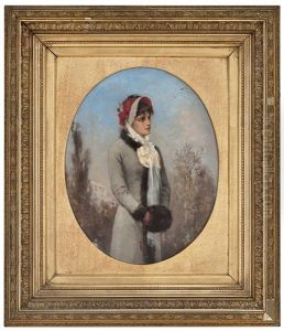 Lady With Muff by Axel Ender