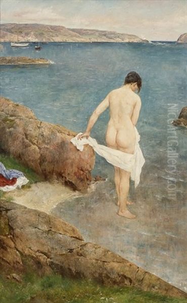 Woman On A Beach - view 1