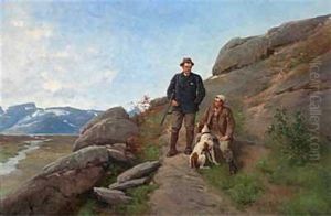 Jegere Med Hund Jegere Med Hund