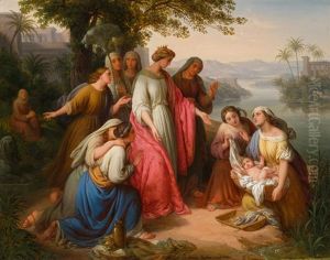 Die Auffindung Moses Durch Die Tochter Des Pharaos