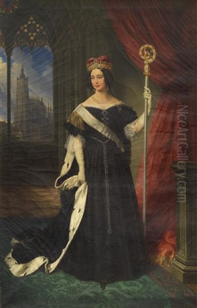 Erzherzogin Maria Theresia, Konigin Von Neapel-sizilien Als Abtissin Des Adeligen Damenstiftes Am Prager Hradschin - view 1